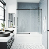 Luca Frameless Sliding Tub Door 56–60 in.