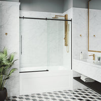 Luca Frameless Sliding Tub Door 56–60 in.