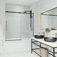 Luca Frameless Sliding Tub Door 56–60 in.