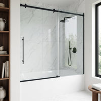 Luca Frameless Sliding Tub Door 56–60 in.
