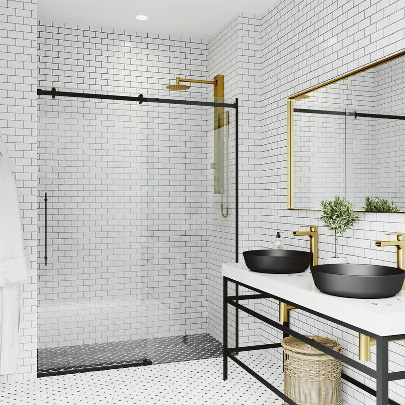 Luca Frameless Sliding Shower Door