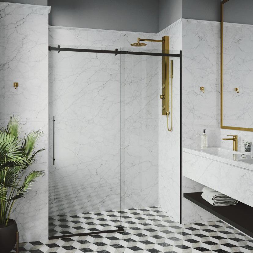 Luca Frameless Sliding Shower Door