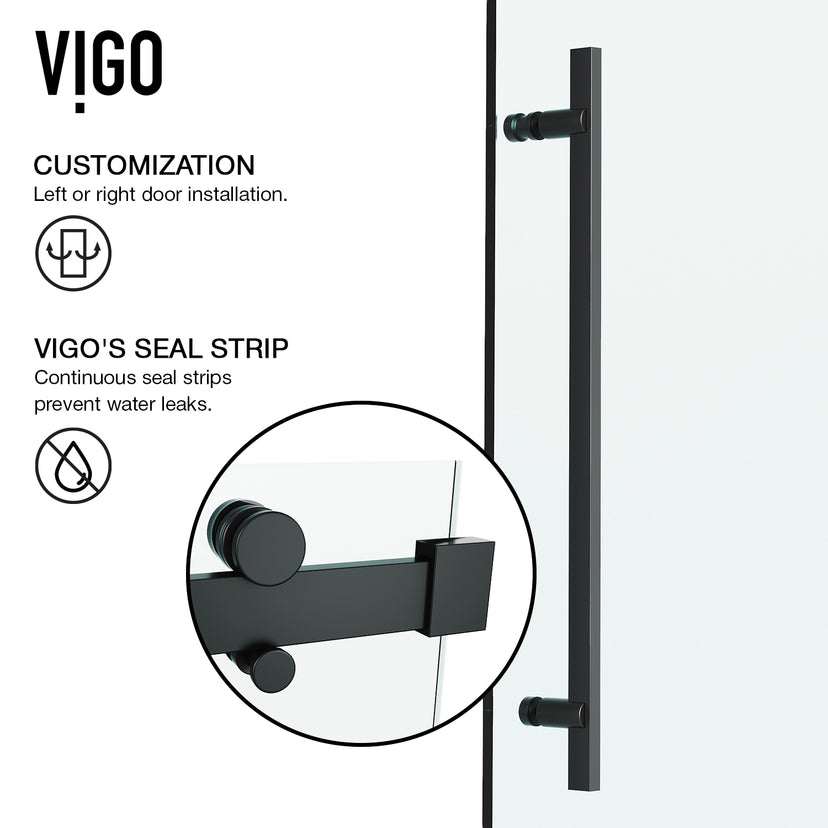 Luca Frameless Sliding Shower Door