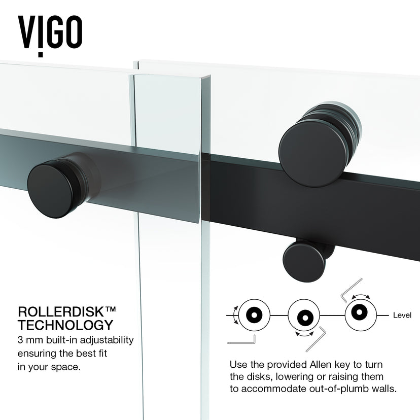 Luca Frameless Sliding Shower Door