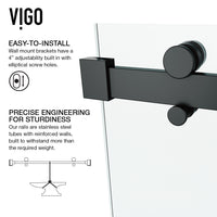 Luca Frameless Sliding Shower Door