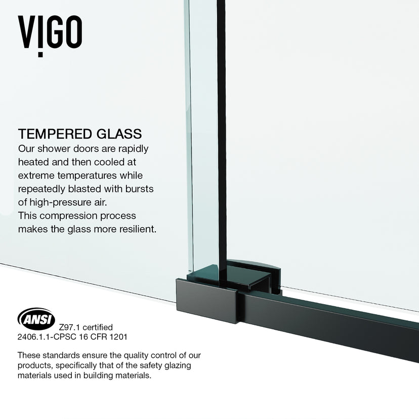 Luca Frameless Sliding Shower Door