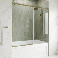 Luca Frameless Sliding Tub Door 56–60 in.
