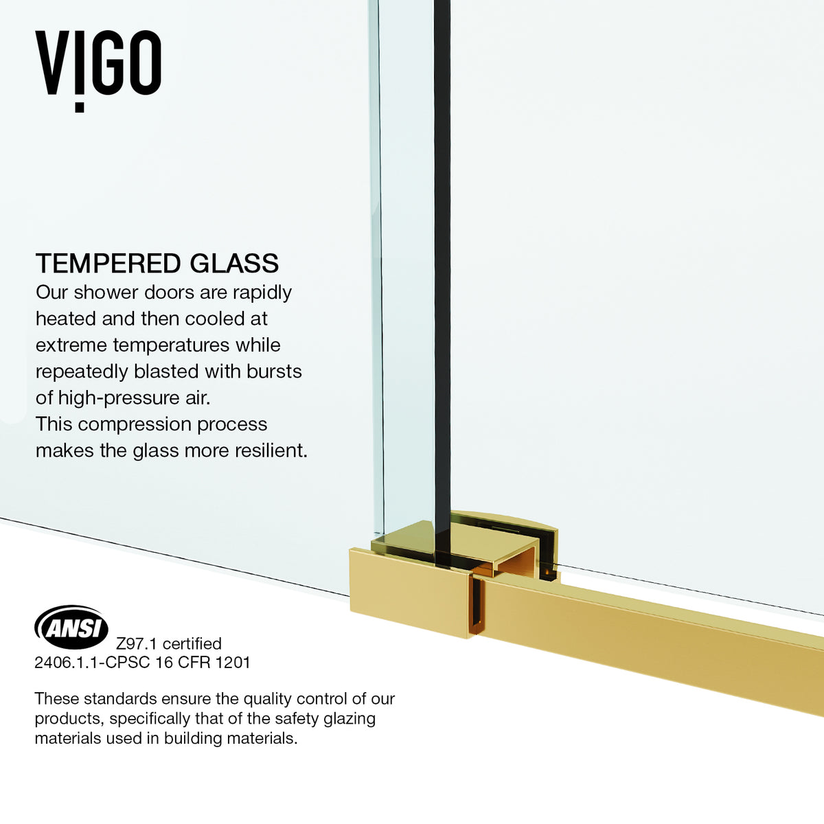 Luca 56-60 in. W x 58 in. H Frameless Sliding Tub Door in Matte Brushed Gold with 3/8 in. (10mm) Clear Glass and Cass 3-Piece Bath Hardware Set