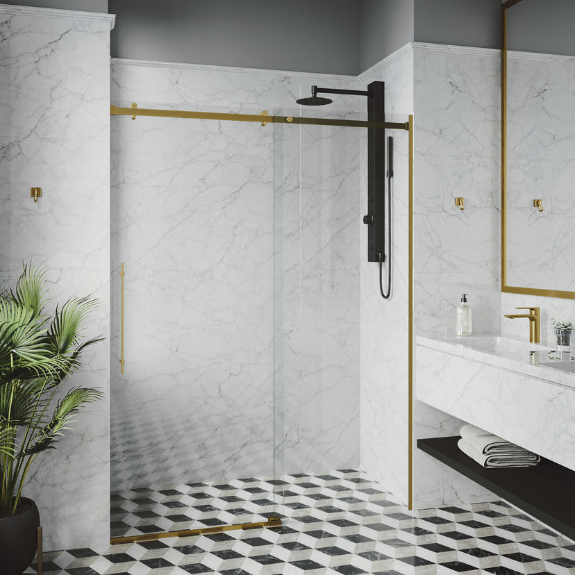 Luca Frameless Sliding Shower Door