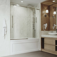 Luca Frameless Sliding Tub Door 56–60 in.
