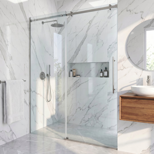 Luca Frameless Sliding Shower Door