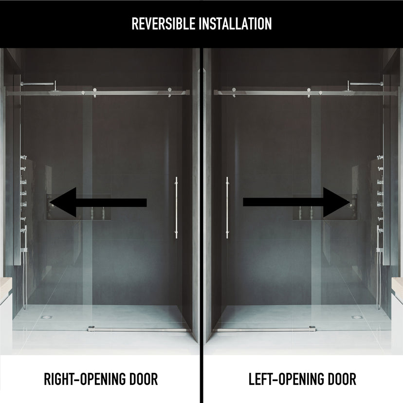 Luca Frameless Sliding Shower Door