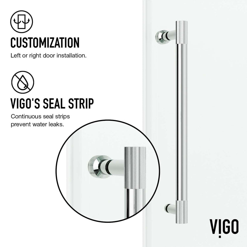 Modern frameless tub door, chrome finish, sliding door, clear tempered glass, alcove mount