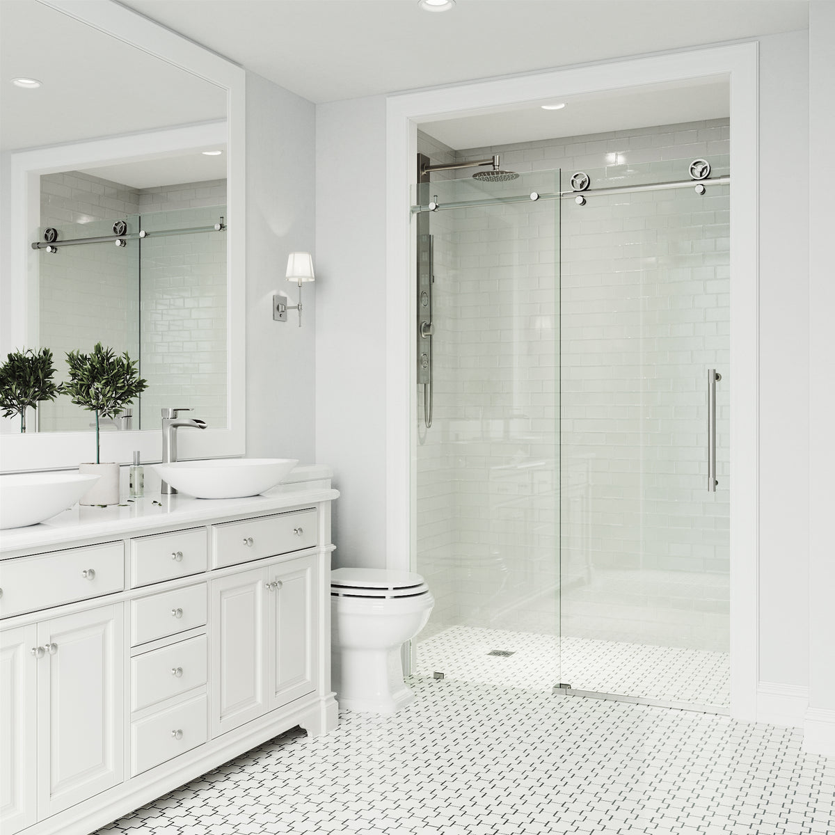 Cass Elan Frameless Sliding Shower Door