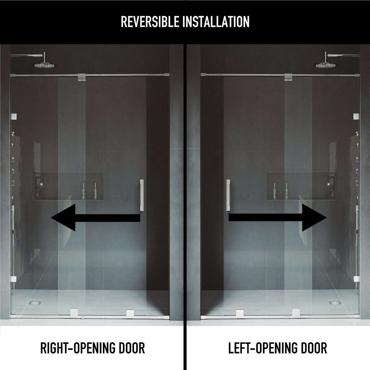 Ryland Frameless Sliding Shower Door