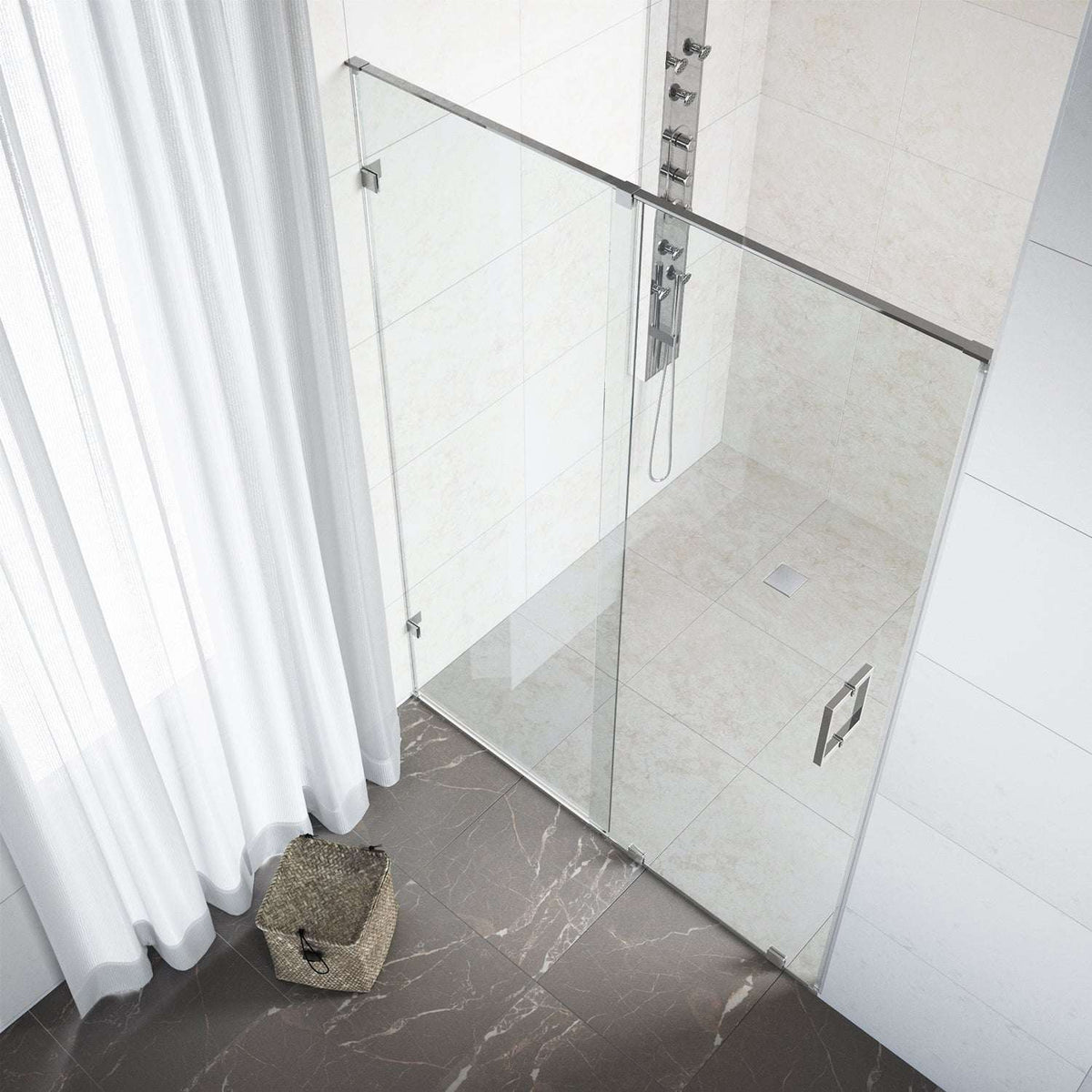 Ryland Frameless Sliding Shower Door