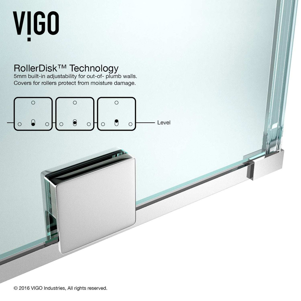 Ryland Frameless Sliding Shower Door