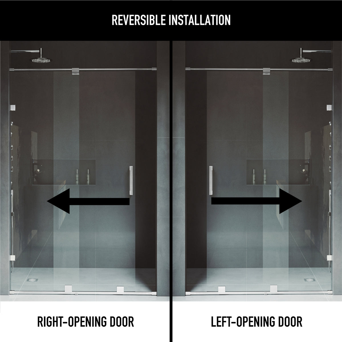 Ryland Frameless Sliding Shower Door