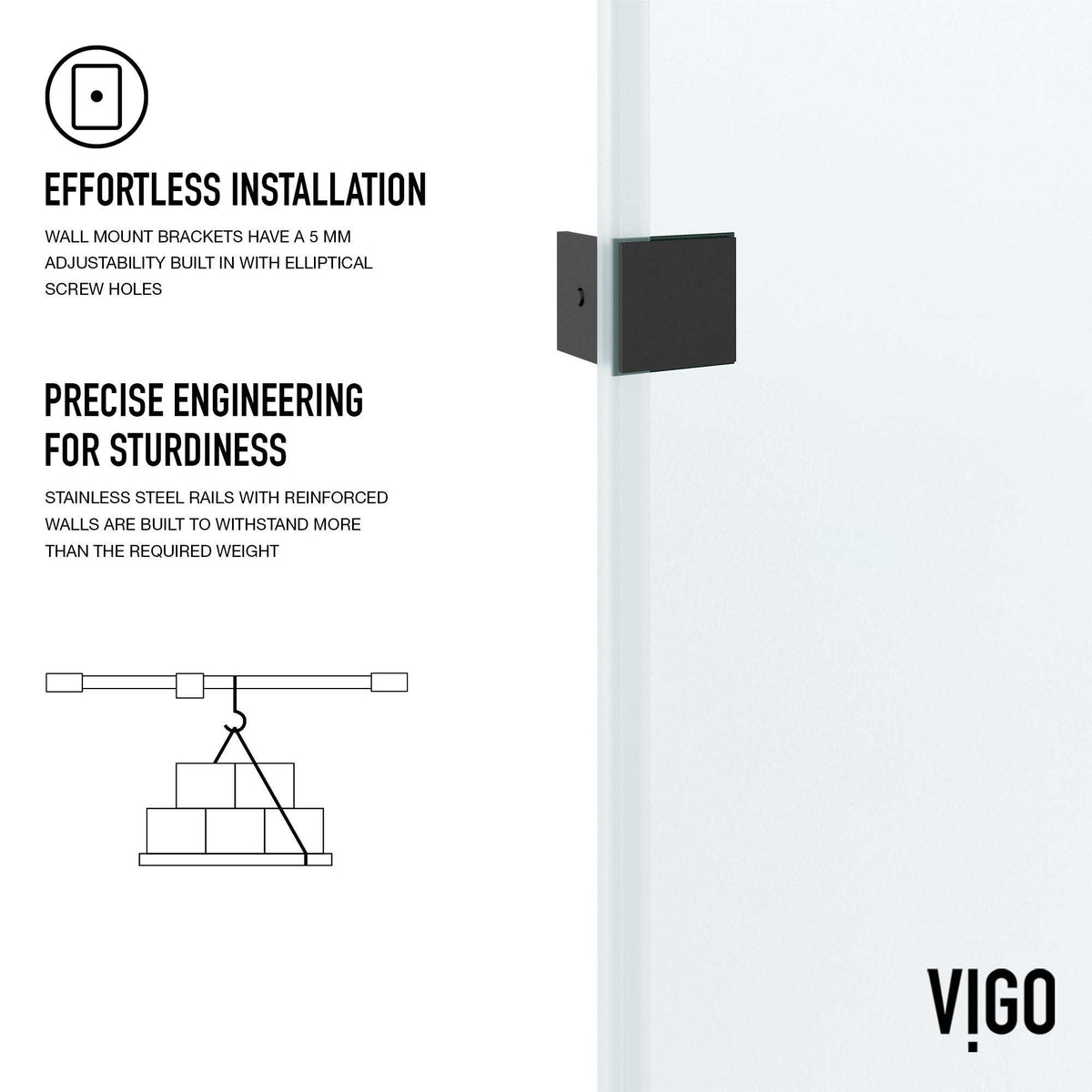 Ryland Frameless Sliding Shower Door