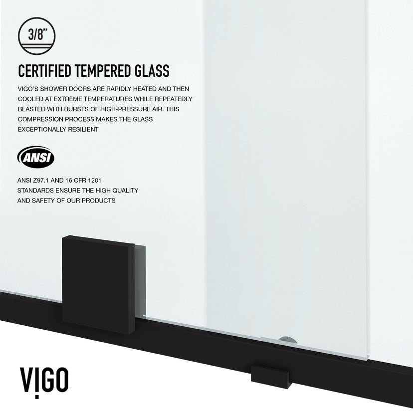 Ryland Frameless Sliding Shower Door