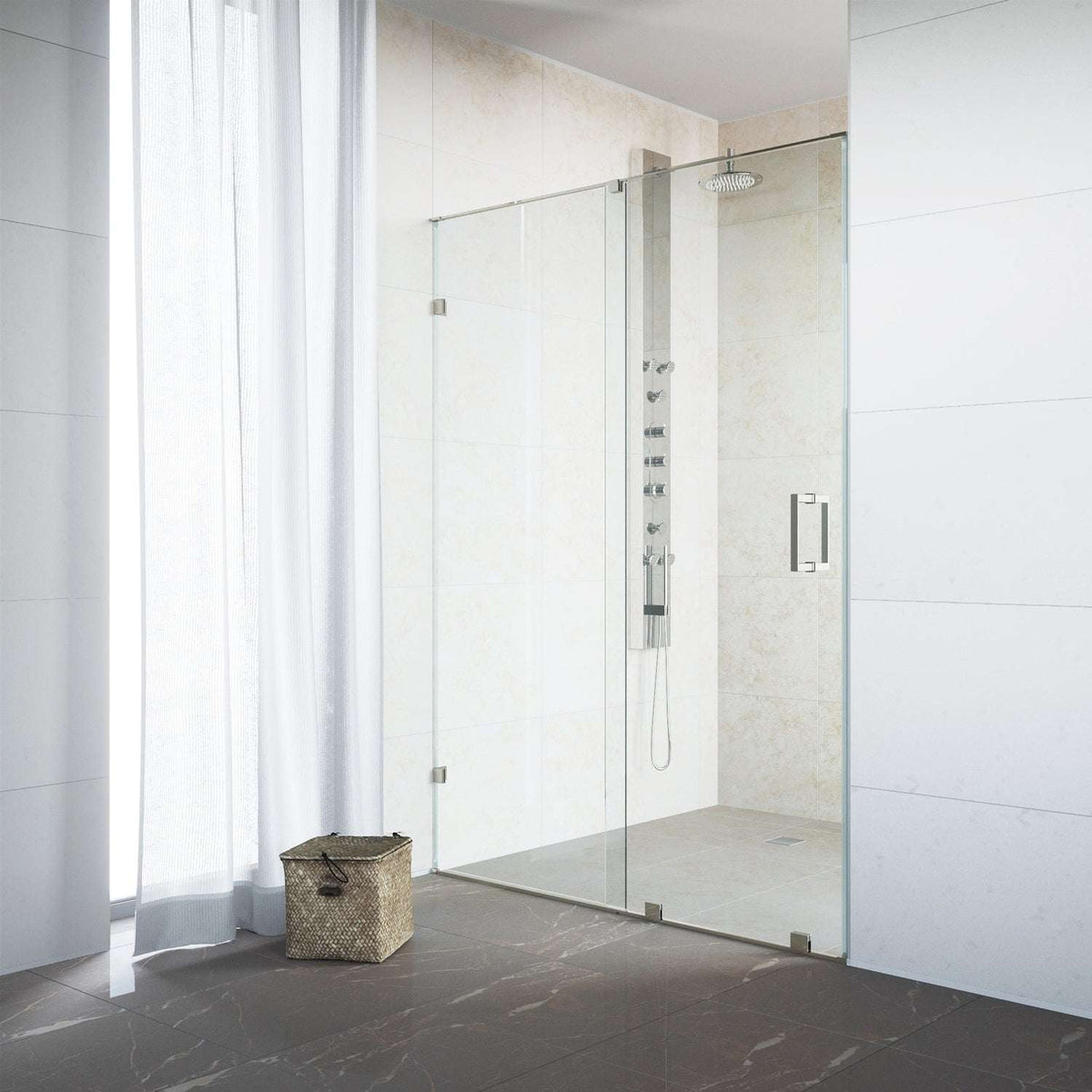 Ryland Frameless Sliding Shower Door