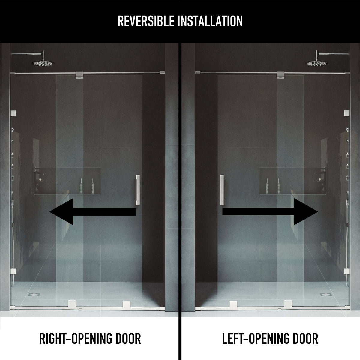 Ryland Frameless Sliding Shower Door