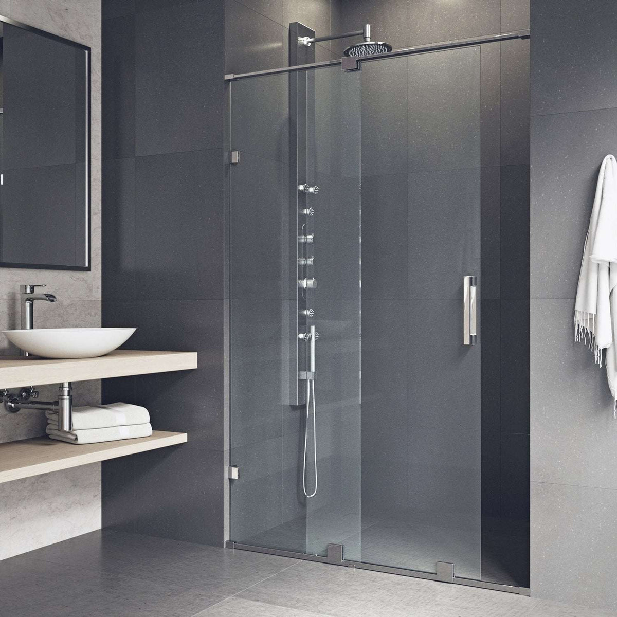 Ryland Frameless Sliding Shower Door