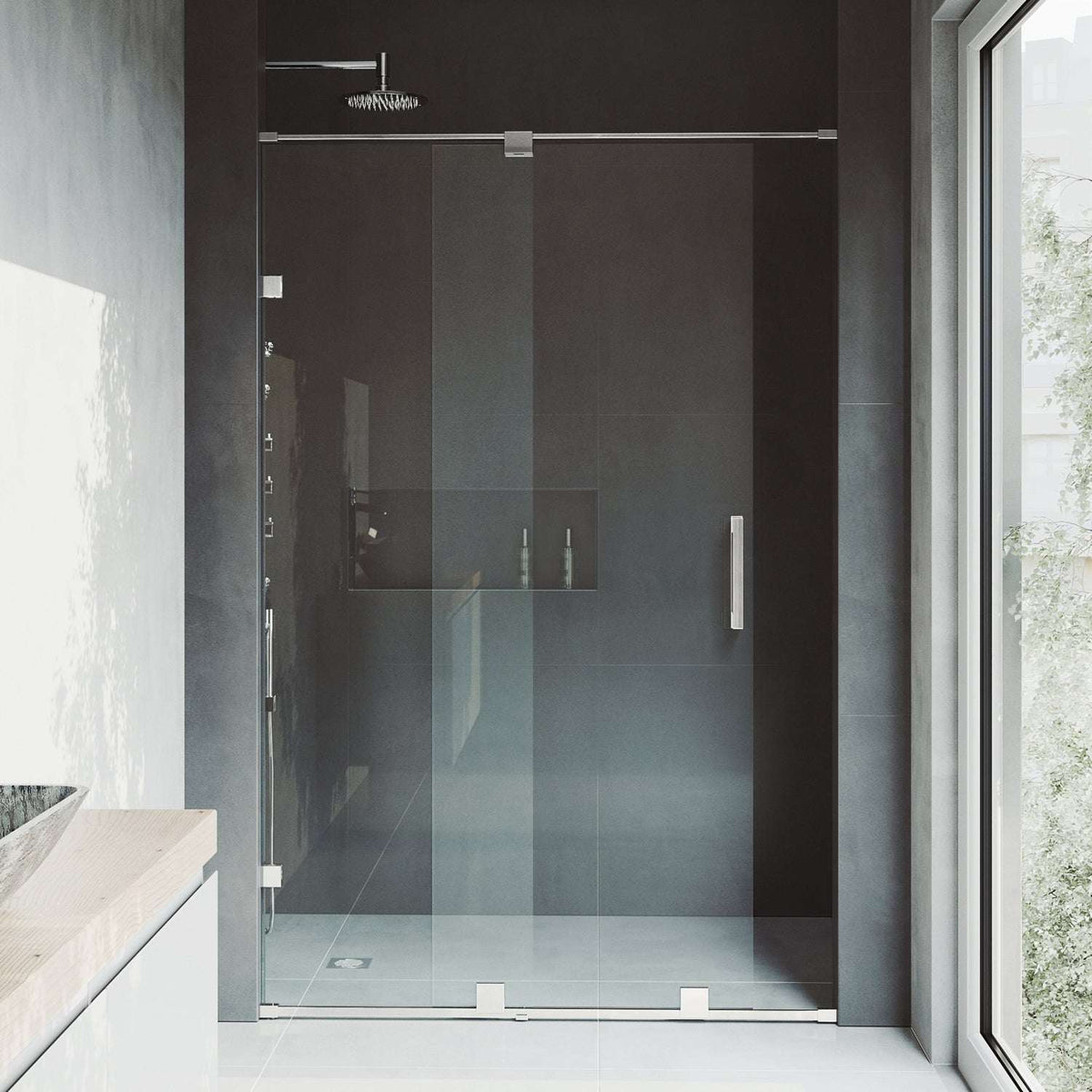 Ryland Frameless Sliding Shower Door