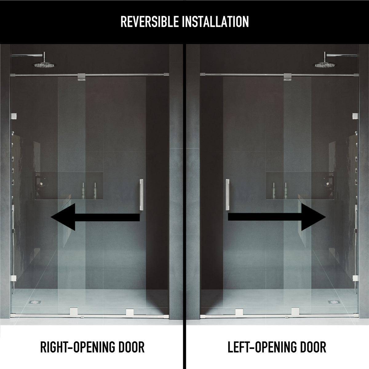 Ryland Frameless Sliding Shower Door