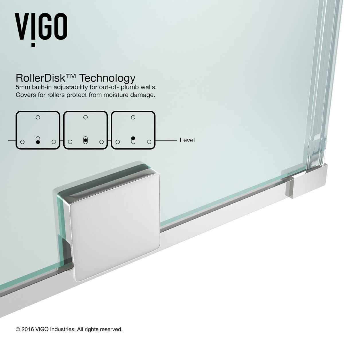 Ryland Frameless Sliding Shower Door