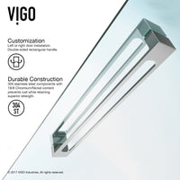 Erie 59 1/2 to 60 1/2 in. W x 74 in. H Sliding Framed Shower Door in Chrome with 3/8 in. (10mm) Clear Glass