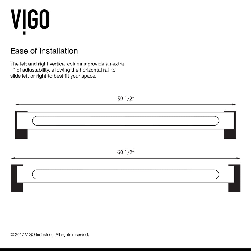 Erie 59 1/2 to 60 1/2 in. W x 74 in. H Sliding Framed Shower Door in Chrome with 3/8 in. (10mm) Clear Glass