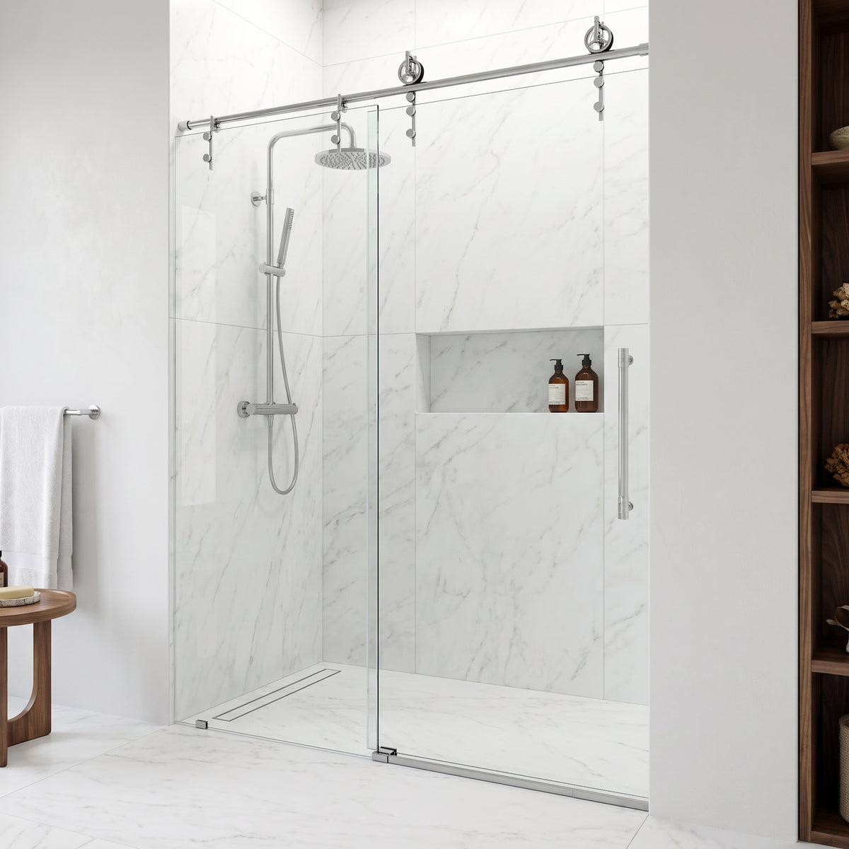 Hamilton Frameless Sliding Shower Door