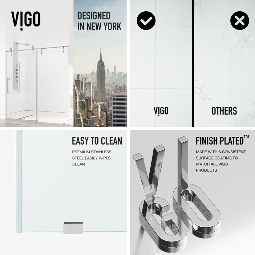 Hamilton Frameless Sliding Shower Door