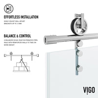 Hamilton Frameless Sliding Shower Door