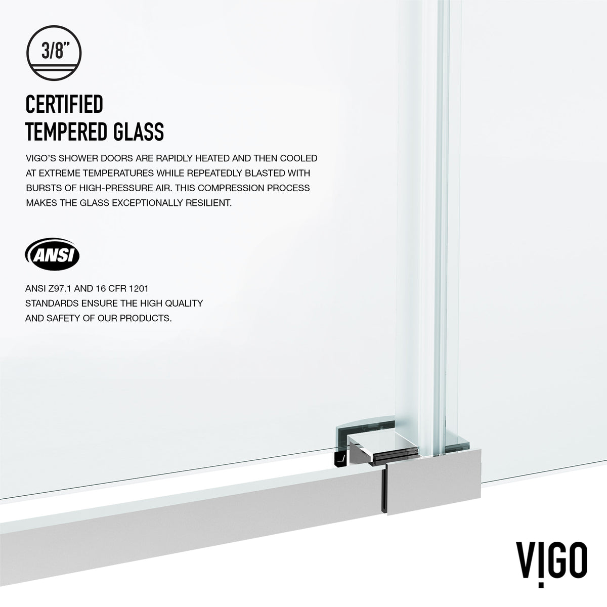 Hamilton Frameless Sliding Shower Door