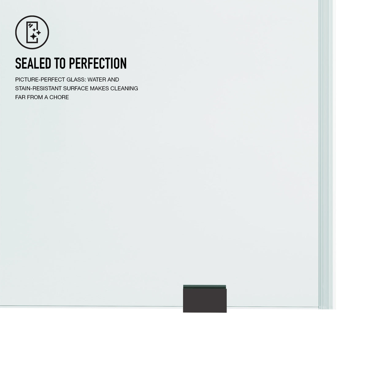 Hamilton Aerodynamic Frameless Sliding Bath Tub Door 56-60 in. Wide and 68 in. High – Matte Brushed Gold with Clear Tempered Glass