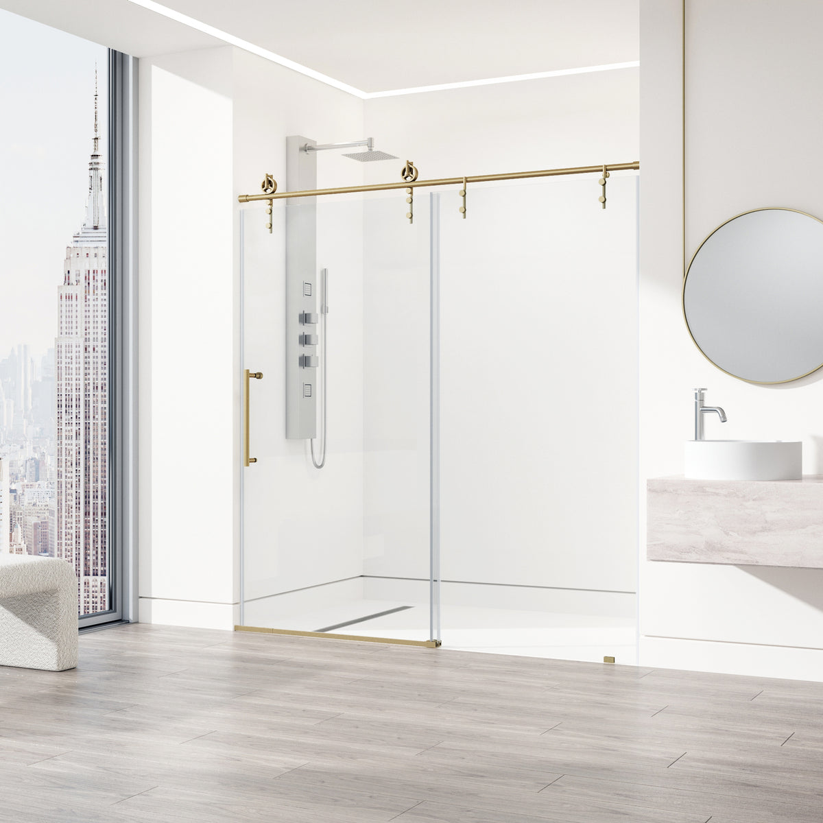 Hamilton Frameless Sliding Shower Door