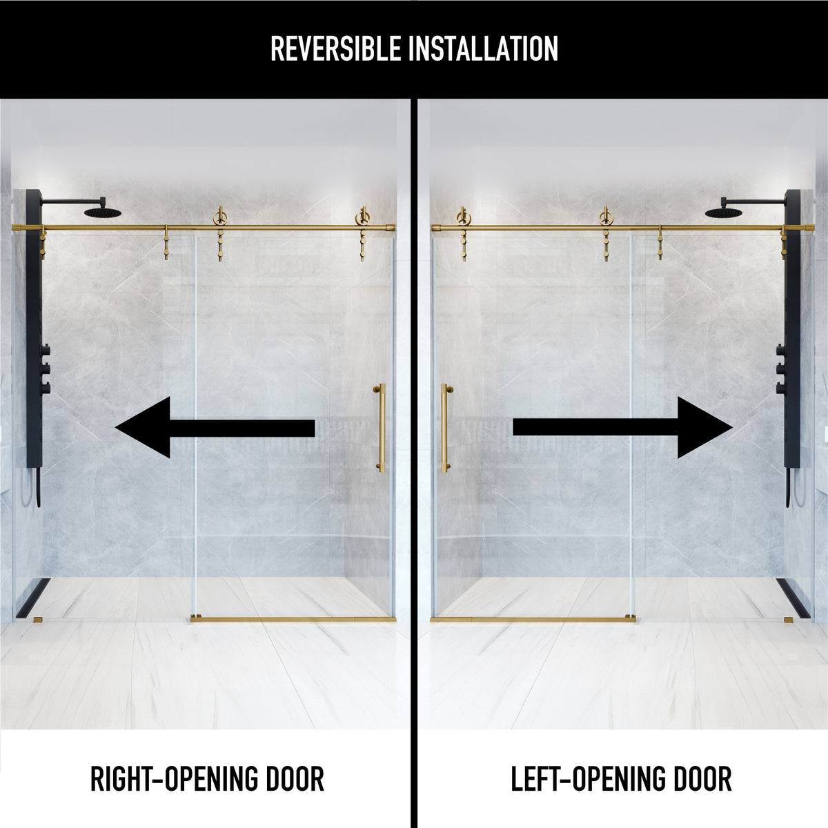 Hamilton Frameless Sliding Shower Door