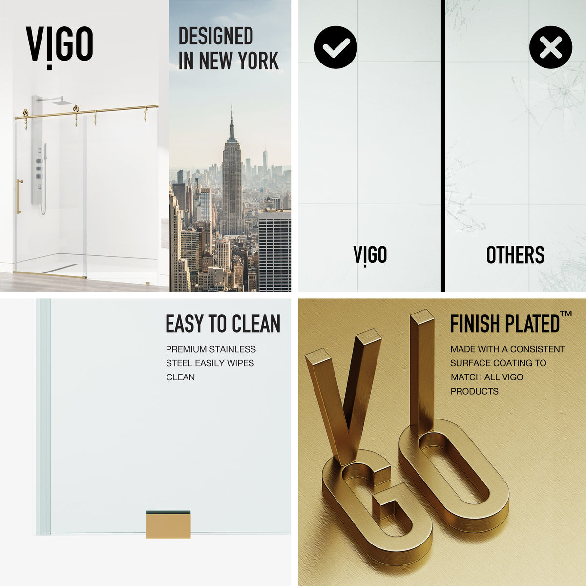 Hamilton Frameless Sliding Shower Door
