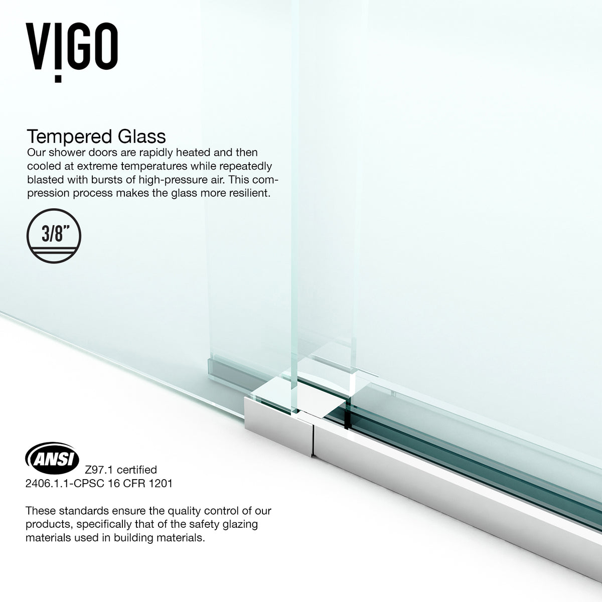 Winslow 34 in. L x 46 in. W x 74 in. H Frameless Sliding Rectangle Shower Enclosure and Satro 3-Piece Bath Hardware Set in Chrome