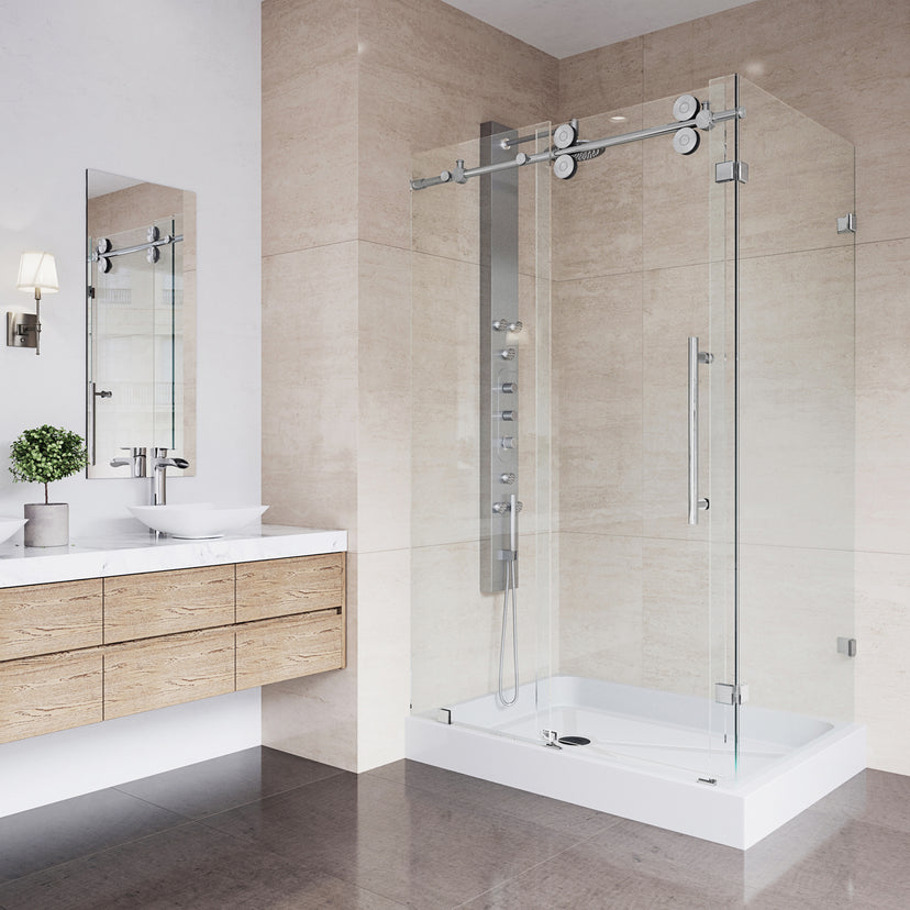 Elan Winslow Frameless Rectangle Shower Enclosure