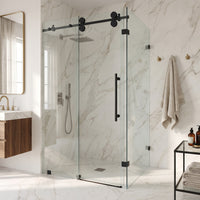 Elan Winslow Frameless Rectangle Shower Enclosure