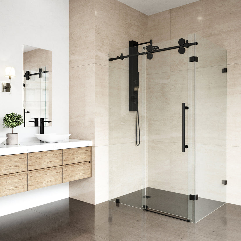 Elan Winslow Frameless Rectangle Shower Enclosure