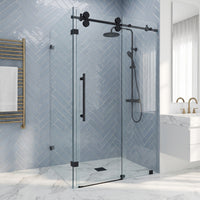 Elan Winslow Frameless Rectangle Shower Enclosure