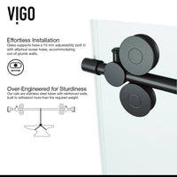 Elan Winslow Frameless Rectangle Shower Enclosure