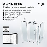 Elan Winslow Frameless Rectangle Shower Enclosure