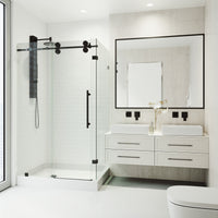 Elan Winslow Frameless Rectangle Shower Enclosure