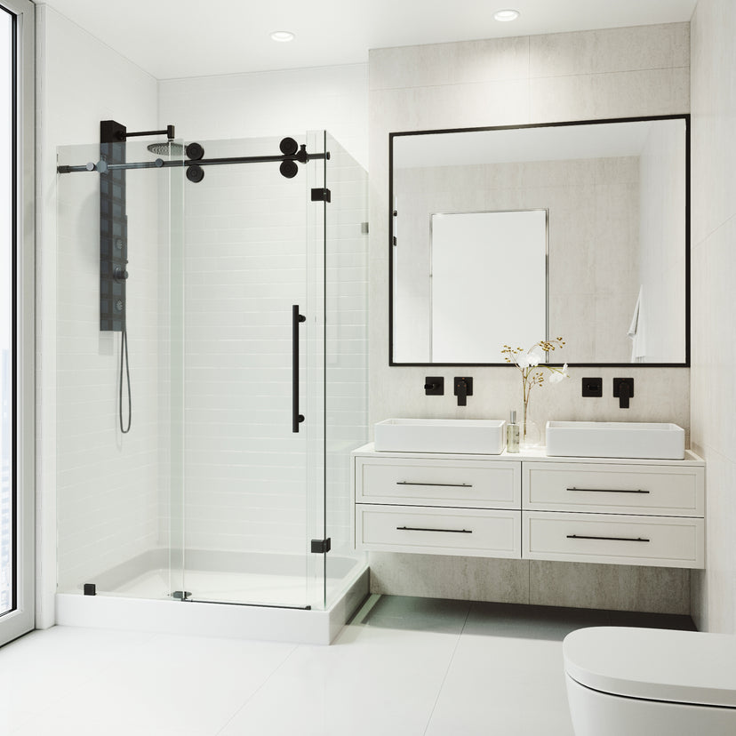Elan Winslow Frameless Rectangle Shower Enclosure