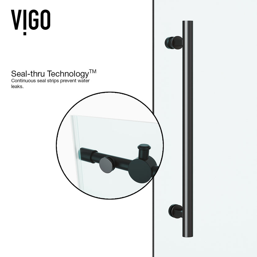 Elan Winslow Frameless Rectangle Shower Enclosure